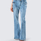 Christie Blue Mid Rise Jeans