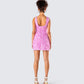 Christy Pink Petal Mini Dress