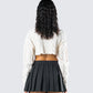 Claire Ivory Distressed Sweater