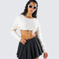 Claire Ivory Distressed Sweater