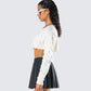 Claire Ivory Distressed Sweater