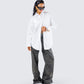 Claire White Oversized Shirt