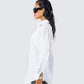 Claire White Oversized Shirt