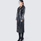 Claudia Vegan Croc Leather Coat