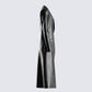 Claudia Vegan Croc Leather Coat