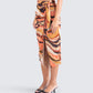 Coen Abstract Print Midi Skirt