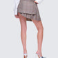 Colby Brown Plaid Mini Skirt