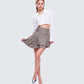 Colby Brown Plaid Mini Skirt