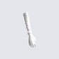 Connie White Satin Gloves