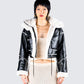 Coralie Black Sherpa Bonded Jacket