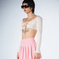 Cosette White Crop Top