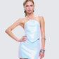 Courtney Blue Sequin Top