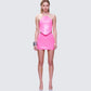 Courtney Pink Sequin Set model front