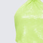 Courtney Yellow Sequin Top