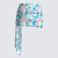 Cyra Psychedelic Print Drape Skirt