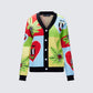 Cyrielle Multi Pop Art Sweater Knit Cardigan product front