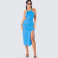 Cyrus Blue Midi Dress