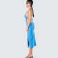 Cyrus Blue Midi Dress