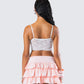 Dakoa White Lace Cami Top