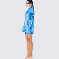 Dakota Abstract Print Mini Dress