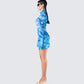 Dakota Abstract Print Mini Dress