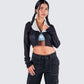 Danielle Fur Trim Top