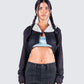 Danielle Fur Trim Top