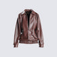 Danny Brown Vegan Leather Jacket 3d product front