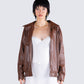 Danny Brown Vegan Leather Jacket model front