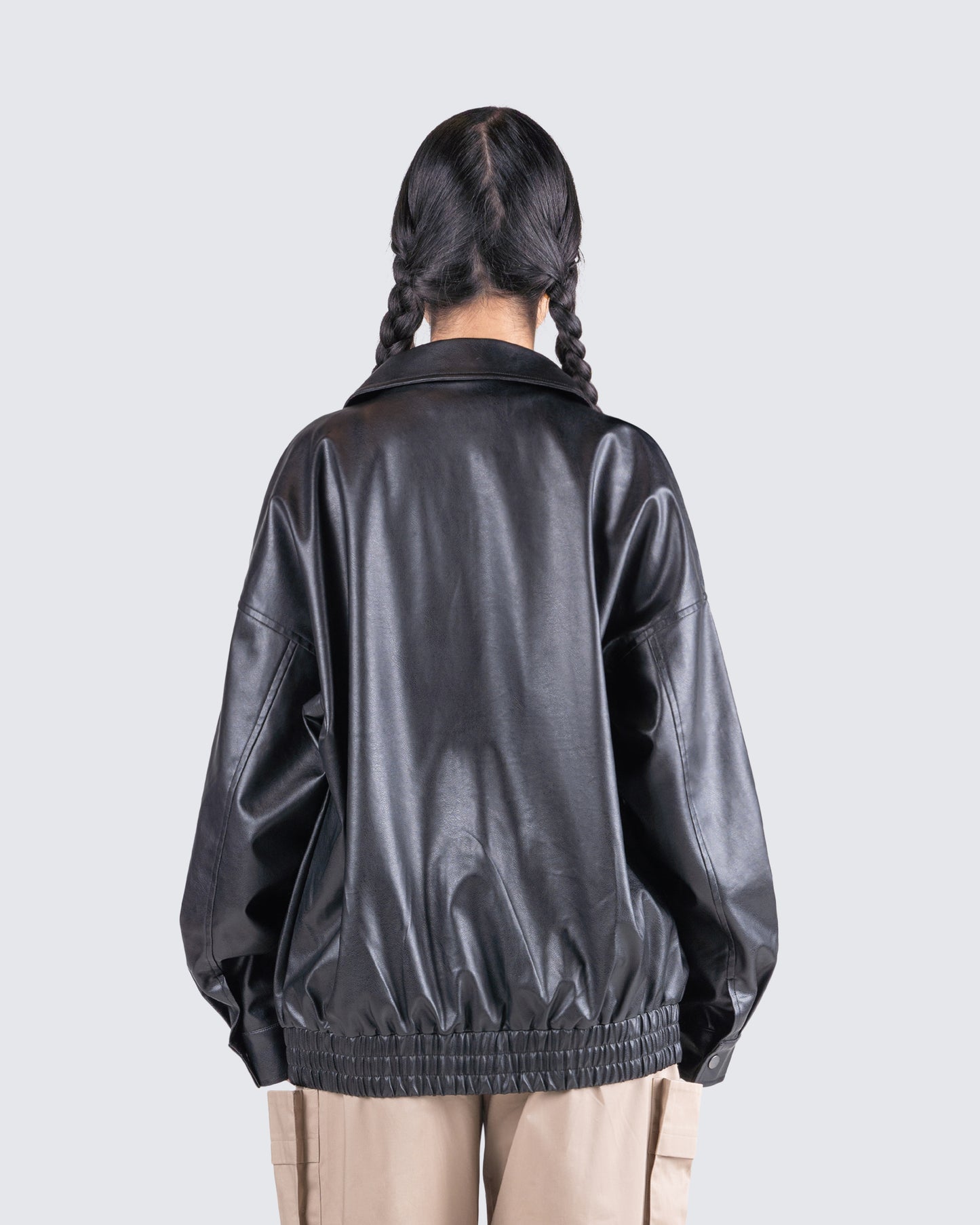 Danny Black Vegan Leather Jacket