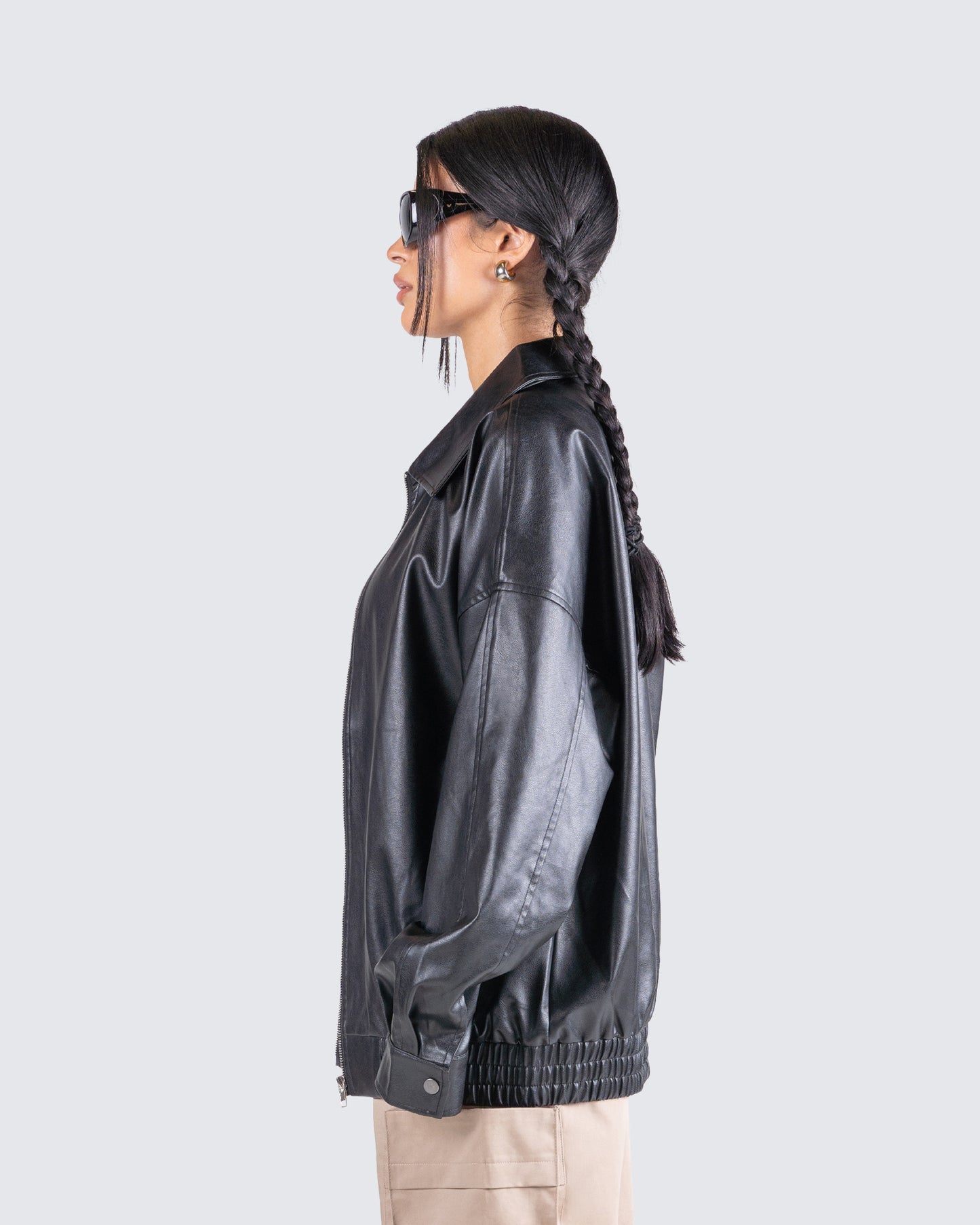 Danny Black Vegan Leather Jacket
