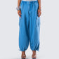 Darby Blue Denim Parachute Pant model front