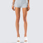 Darby Heather Grey Mini Short model front