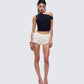 Daria Ivory Low Rise Bloomer Micro Short