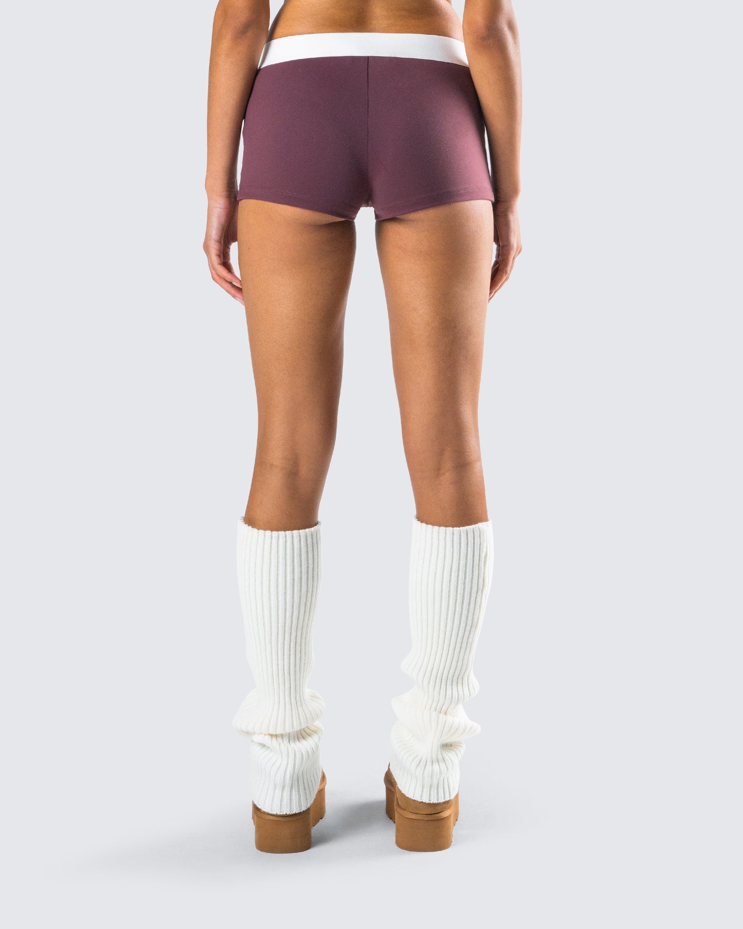 Darya Burgundy Jersey Boxer Short