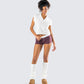 Darya Burgundy Jersey Boxer Short