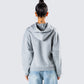 Delanie Grey Heather Fleece Hoodie