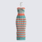 Derica Multi Open Knit Midi Dress 3d product front