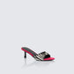 Desiree Zebra Pony Kitten Heel