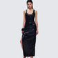 Donatella Black Sequin Maxi Dress