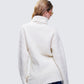 Dorinda Cream Oversized Turtleneck Sweater
