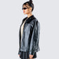 Dove Black Faux Leather Jacket