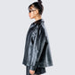 Dove Black Faux Leather Jacket