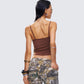 Dovie Brown Cami Top