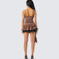 Dovie Cocoa Ruffle Set