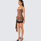 Dovie Cocoa Ruffle Set