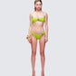 Dreya Green Bikini Set model front