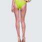 Dreya Green Textured Bikini Bottom
