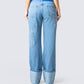 Suzie Blue Butterfly Denim Pant