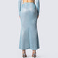 Erika Blue Maxi Skirt